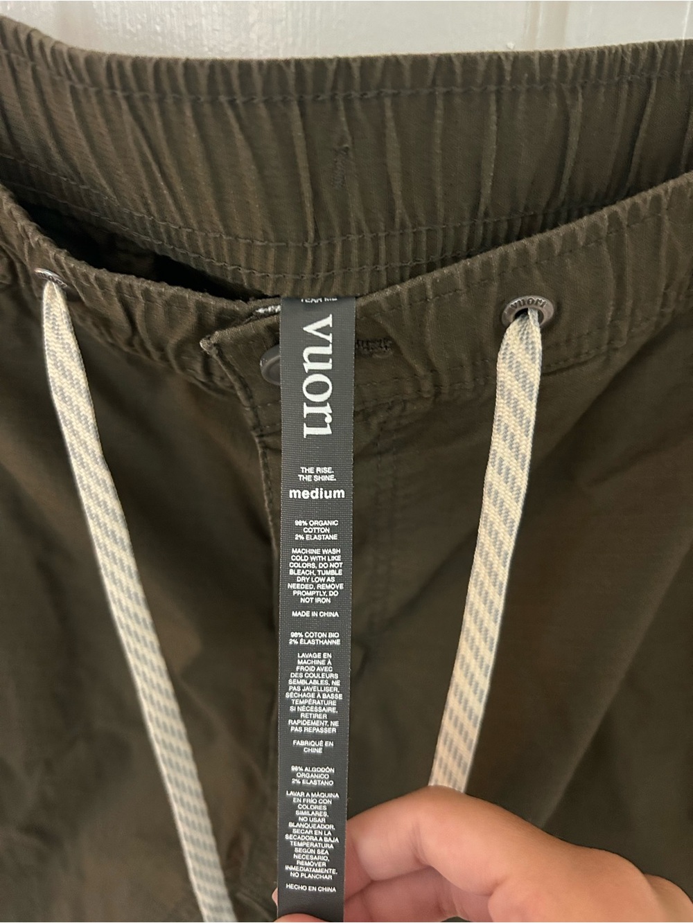 Vuori Men’s Ripstop Shorts In Dark Oregano - Picture 5 of 7